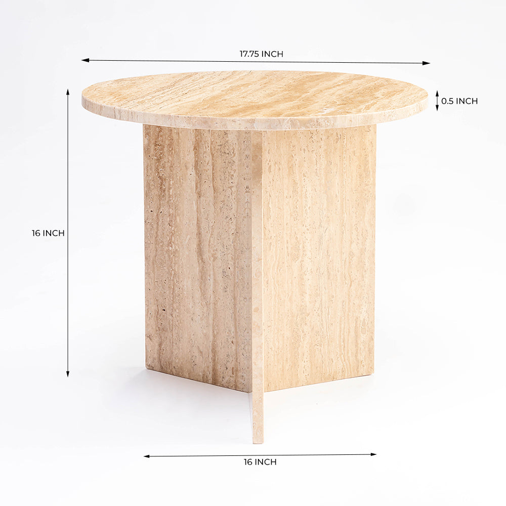 Meridian-glow Accent Table