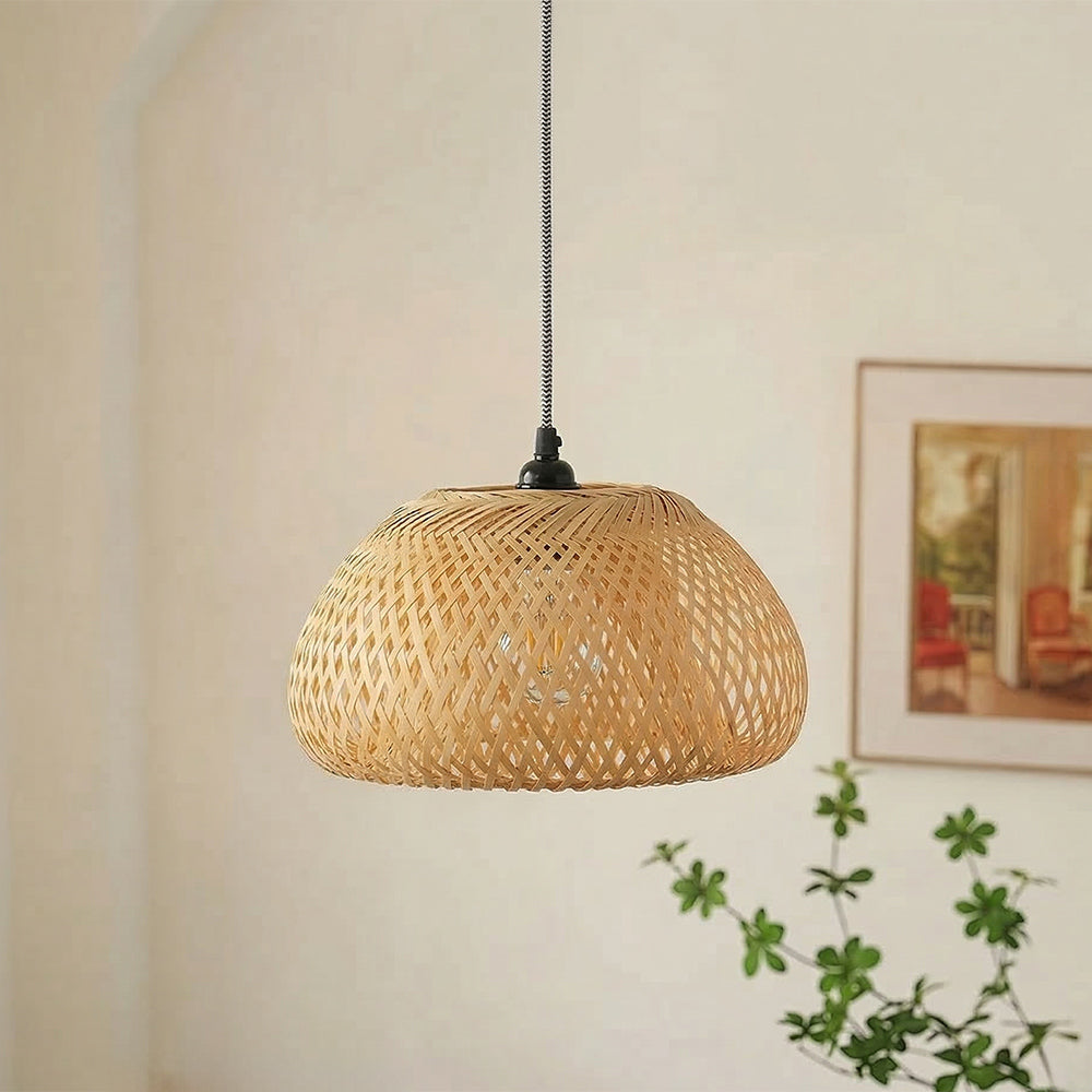 Sandalwood Hanging Lamp