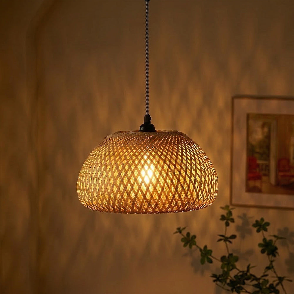 Sandalwood Hanging Lamp