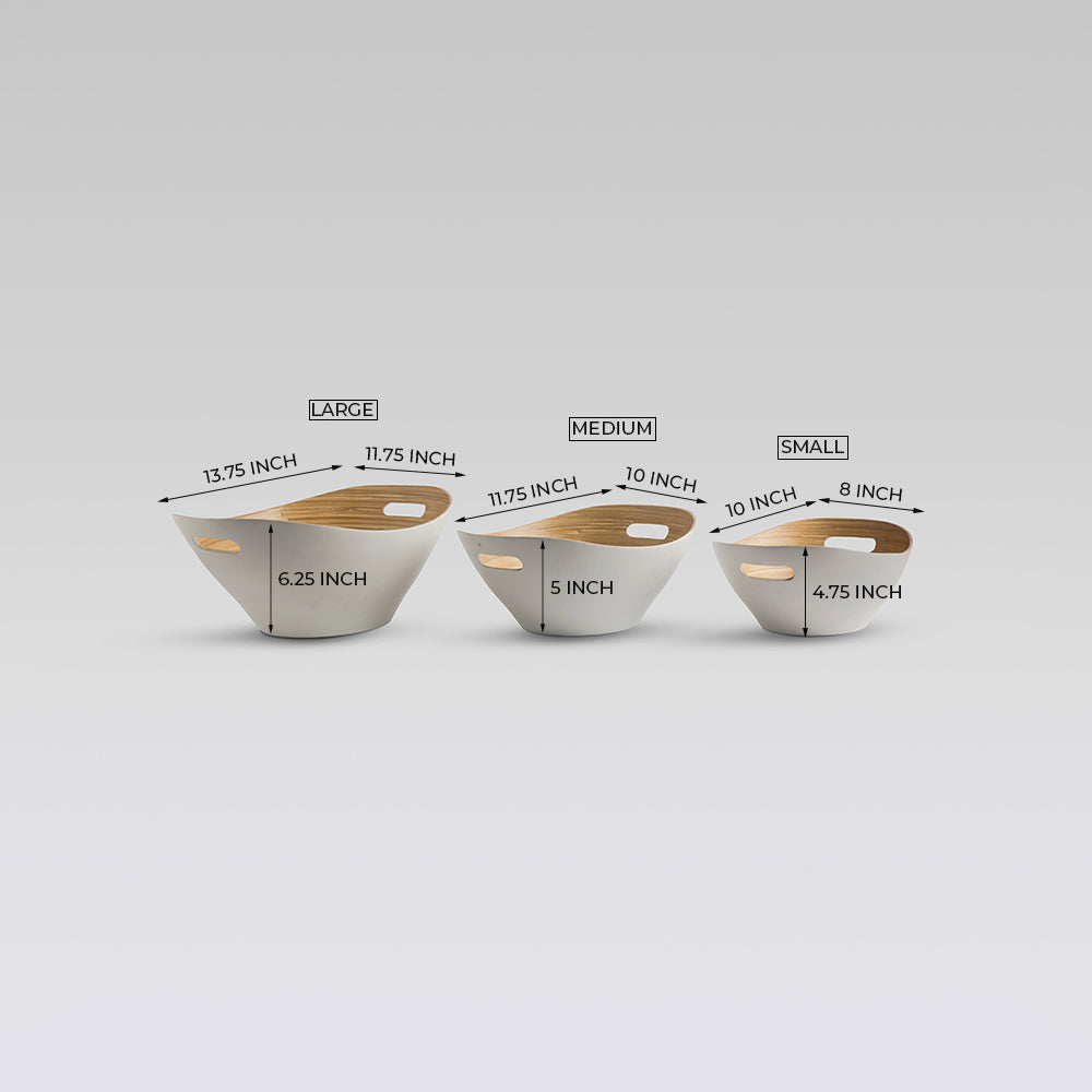 Ashgrove White set of 3 - set of 3