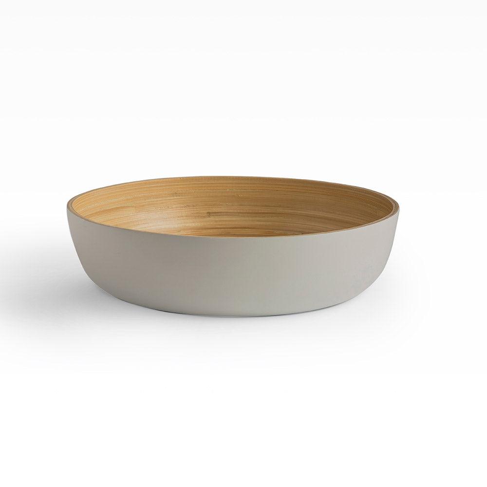 Sahaya Bamboo Bowls White set of 3 - Set of 3