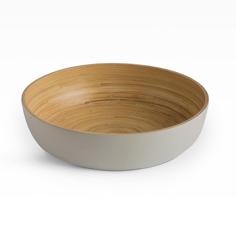 Sahaya Bamboo Bowls White set of 3 - Set of 3
