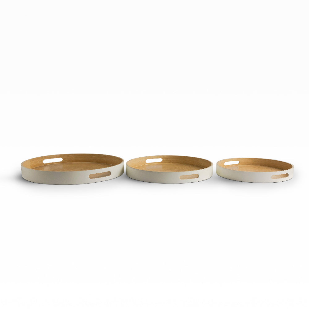 Carrick Set of 3  White - Set of 3  White