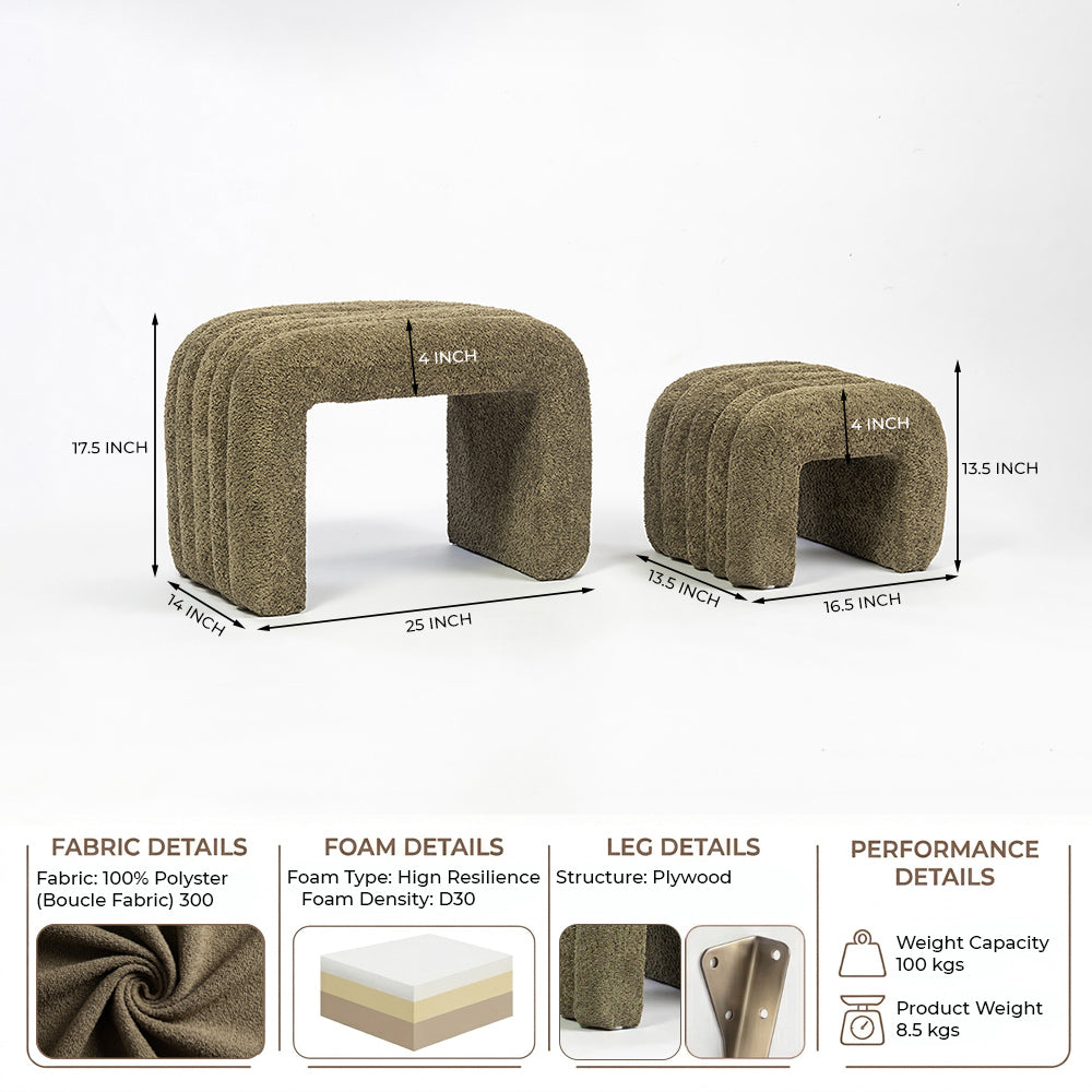 Maple Pouf
