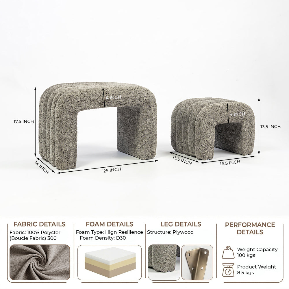 Maple Pouf