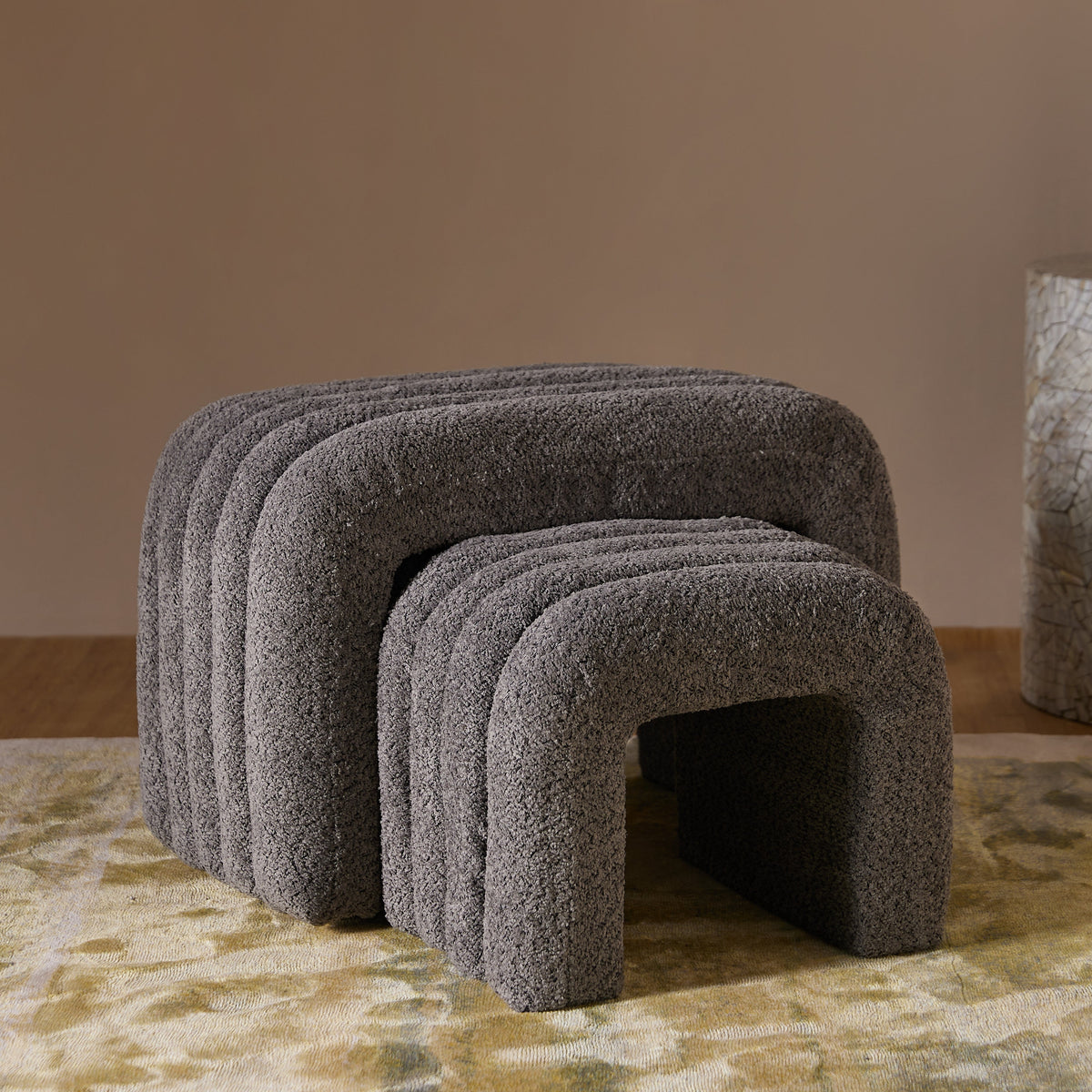 Maple Pouf