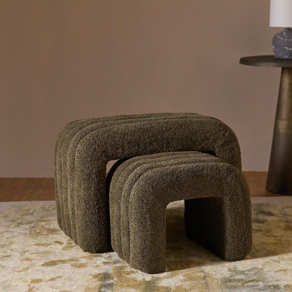 Maple Pouf