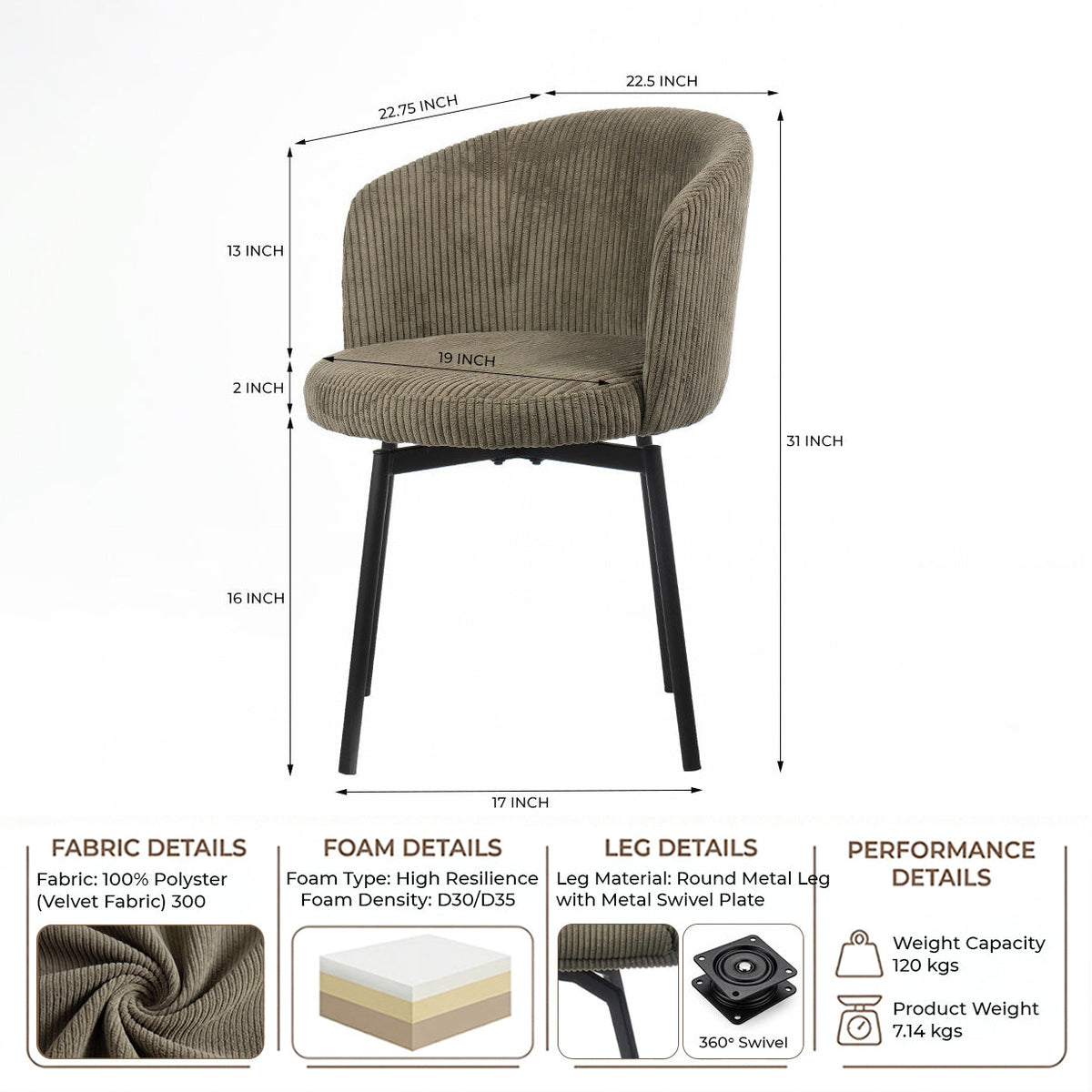 Weathervane Dining Chair