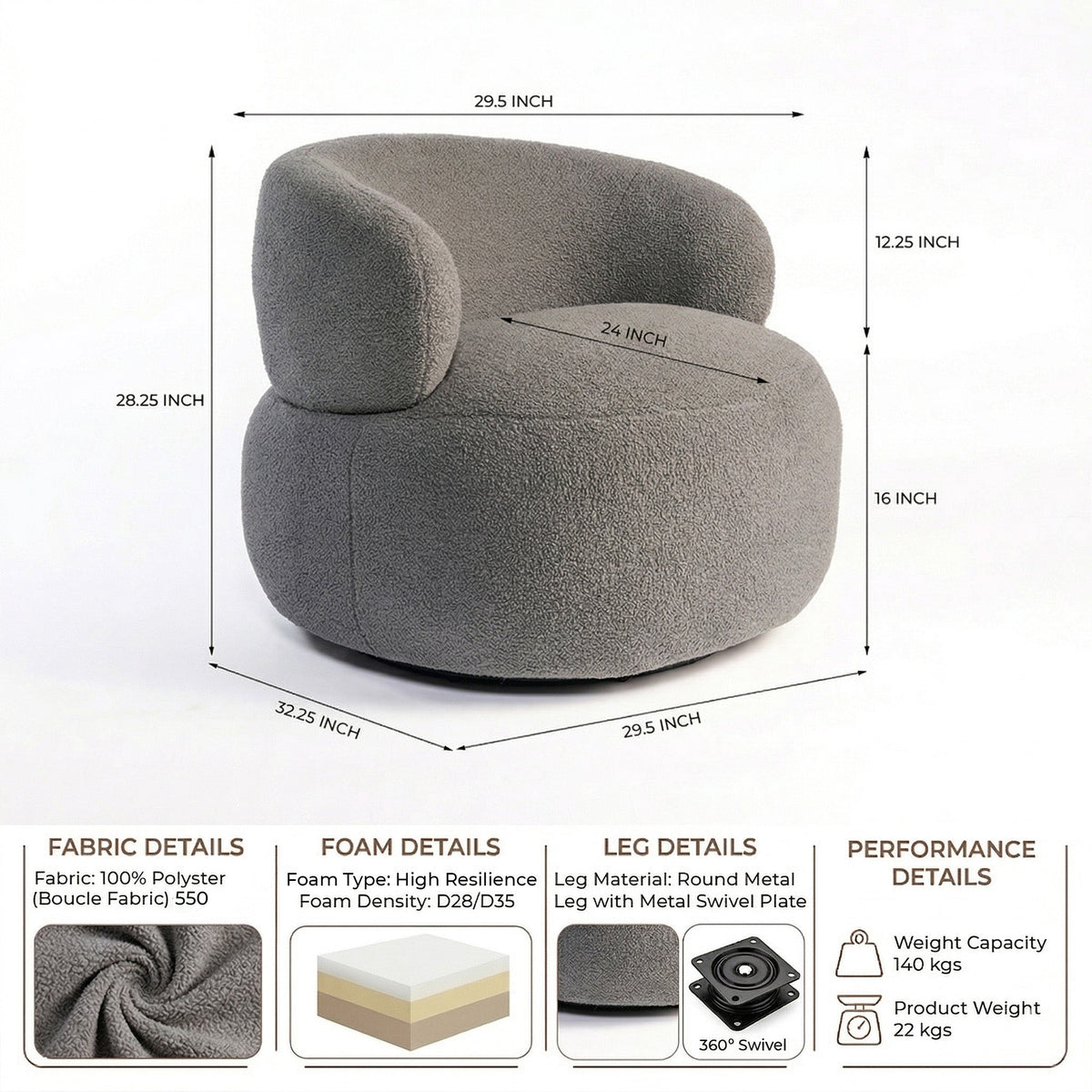 Woodcrest Lounge Chair