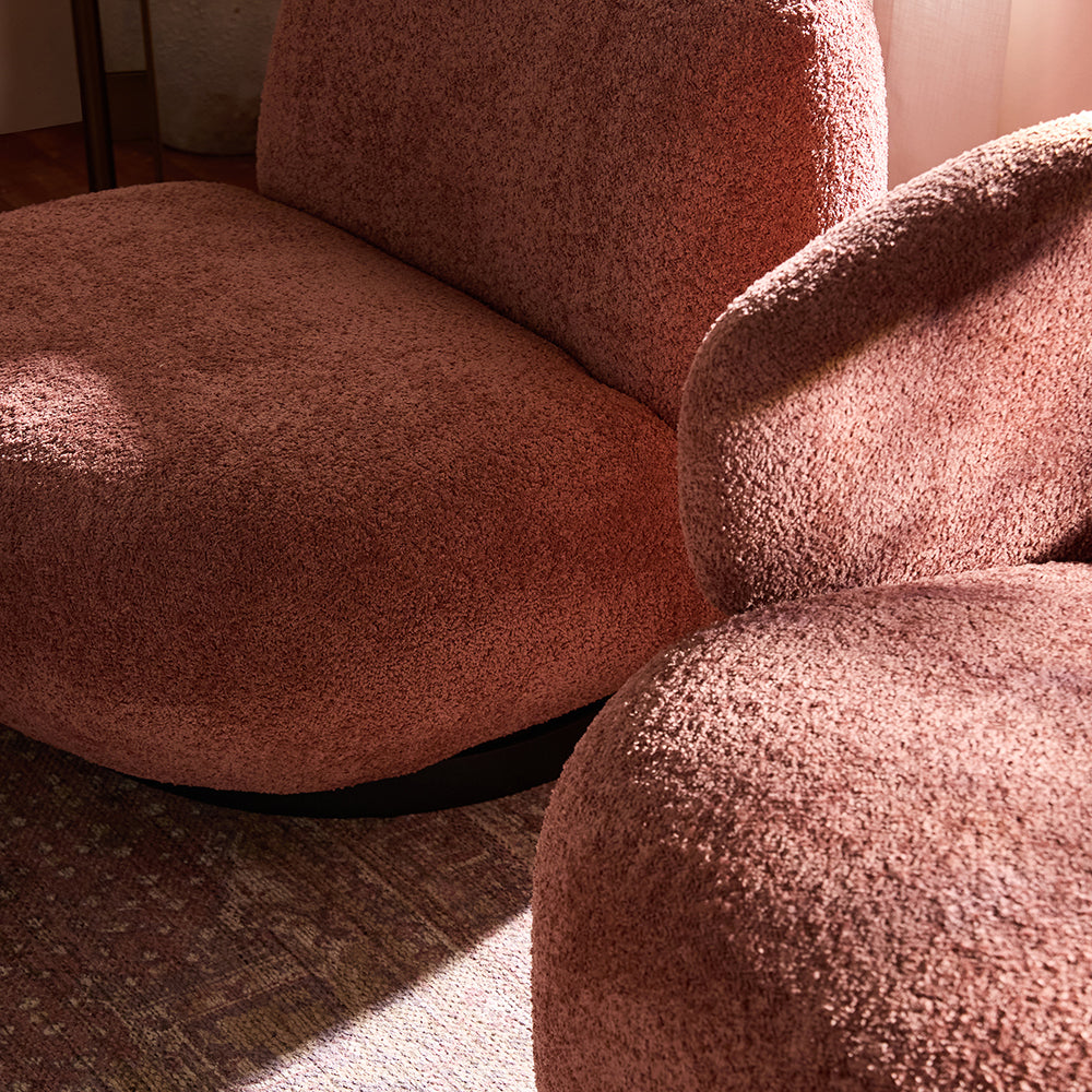 Tanner Sofa - Rose Brown