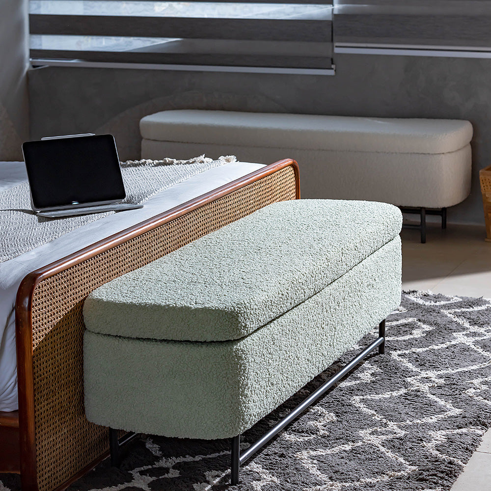 Meridian-glow Storage Bench