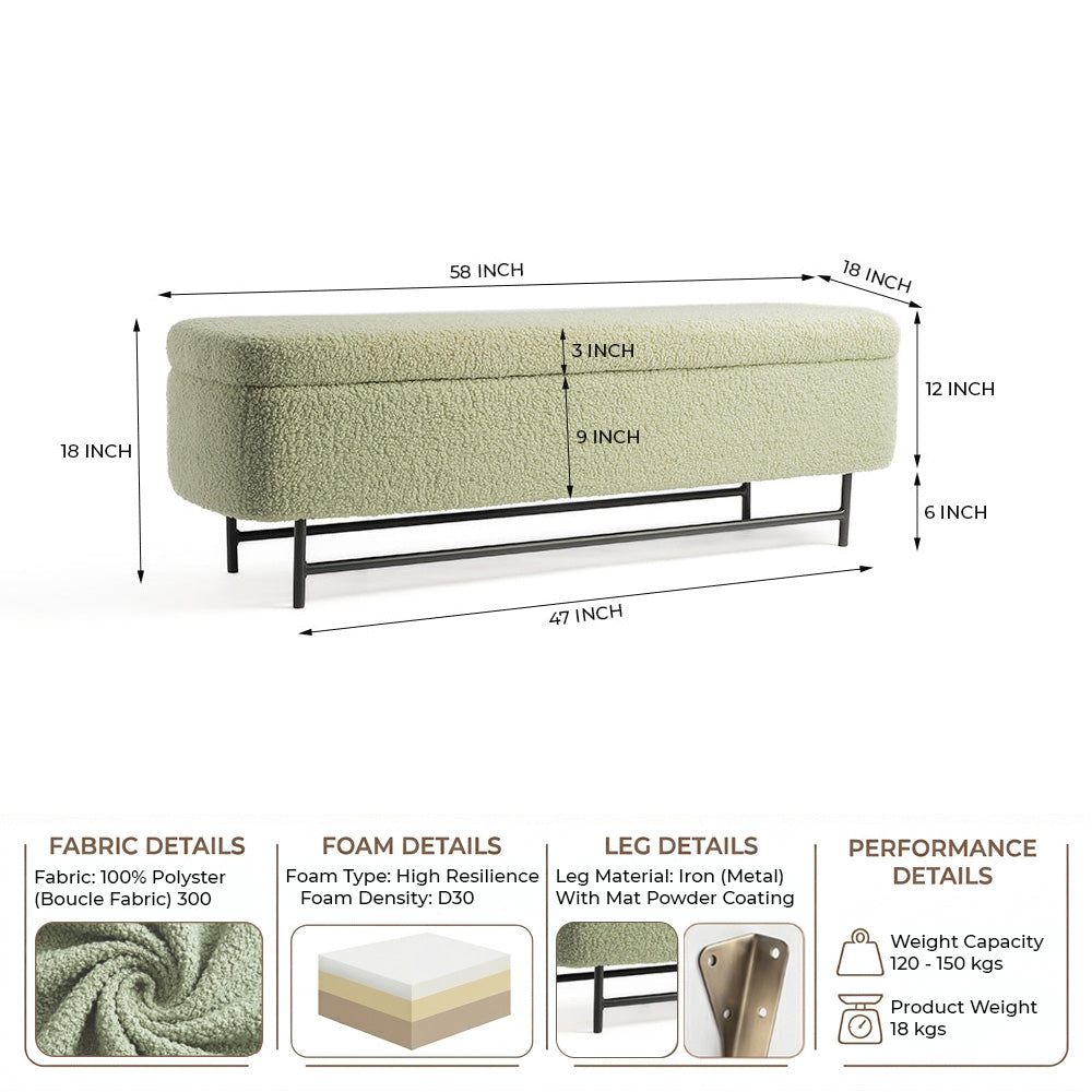 Meridian-glow Storage Bench