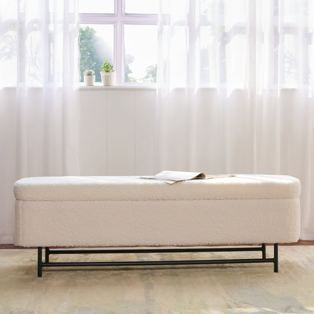 Meridian-glow Storage Bench