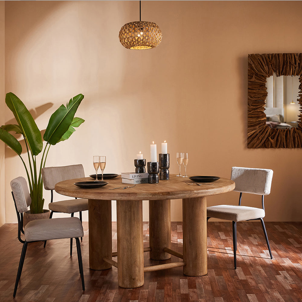 Teakwood 6-Seater Dining Table