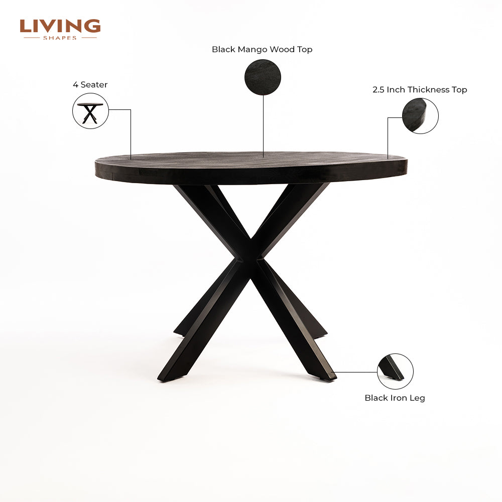 Camden 4-Seater Dining Table