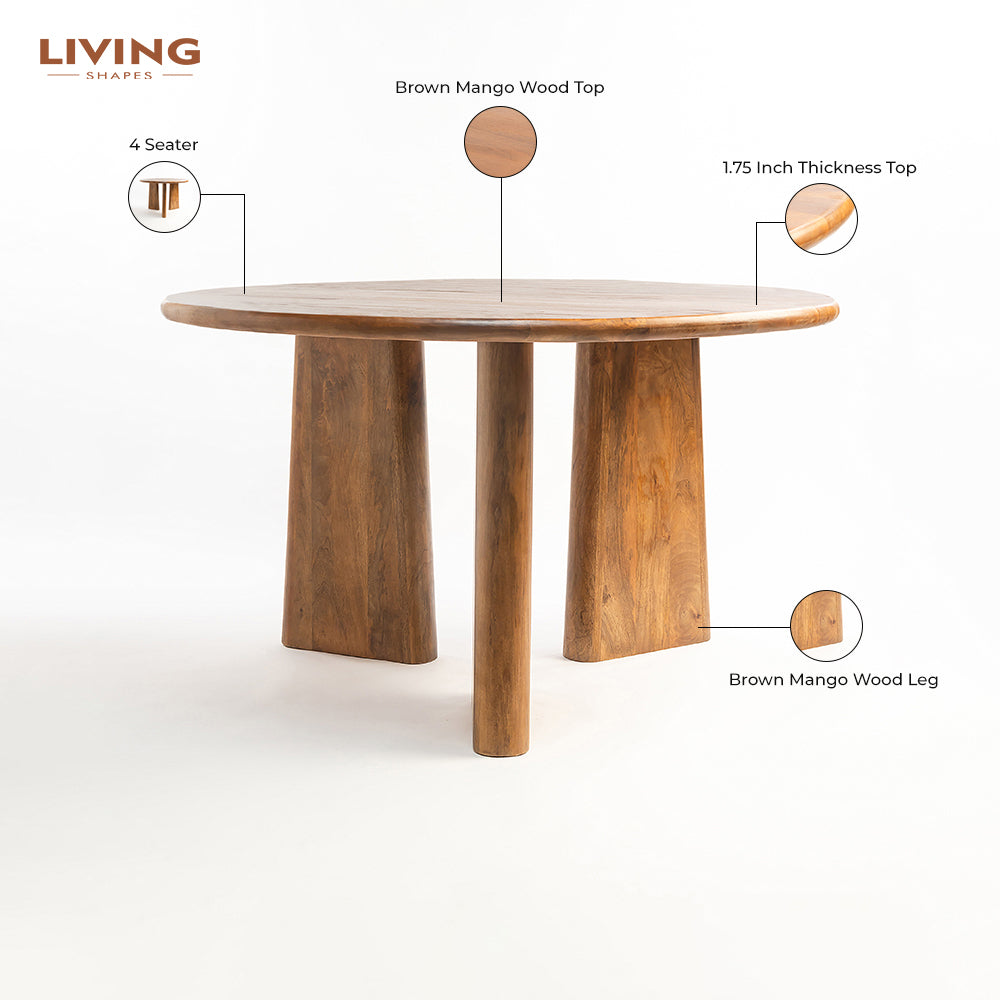 Crate 4-Seater Dining Table