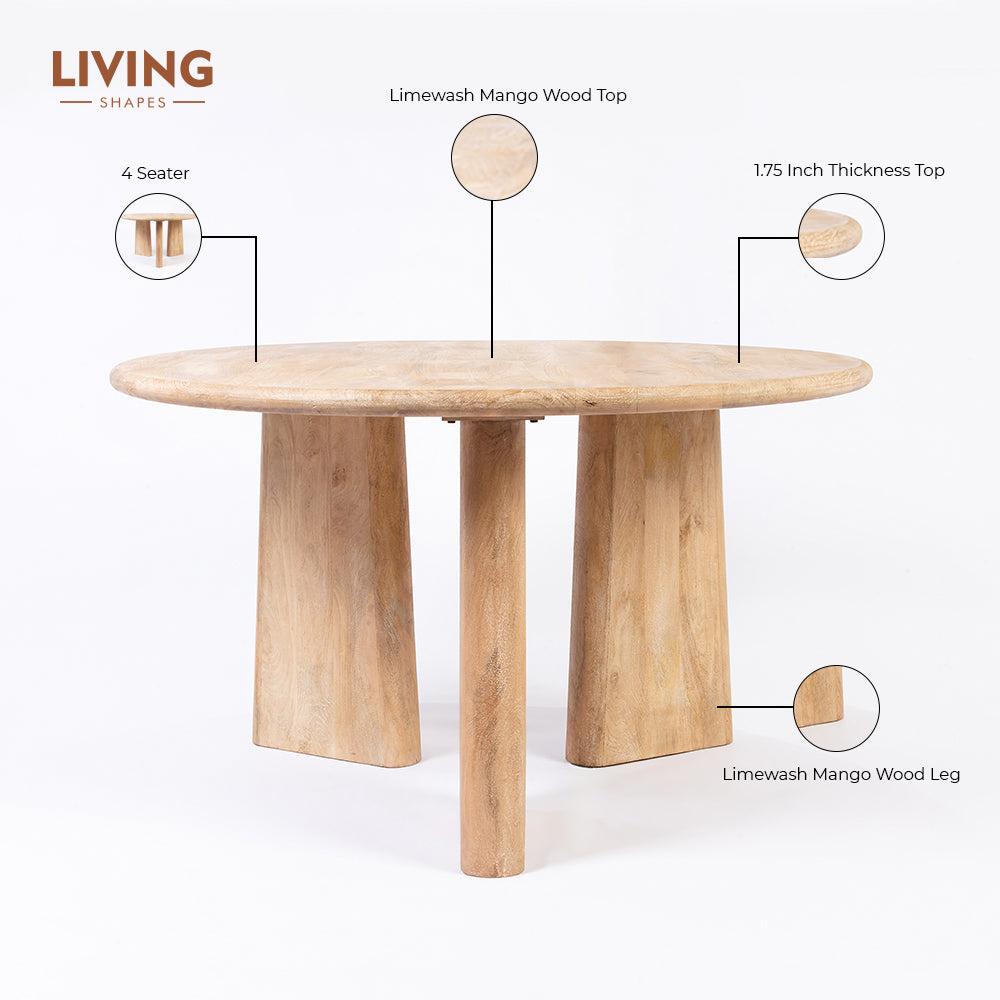Crate 4-Seater Dining Table