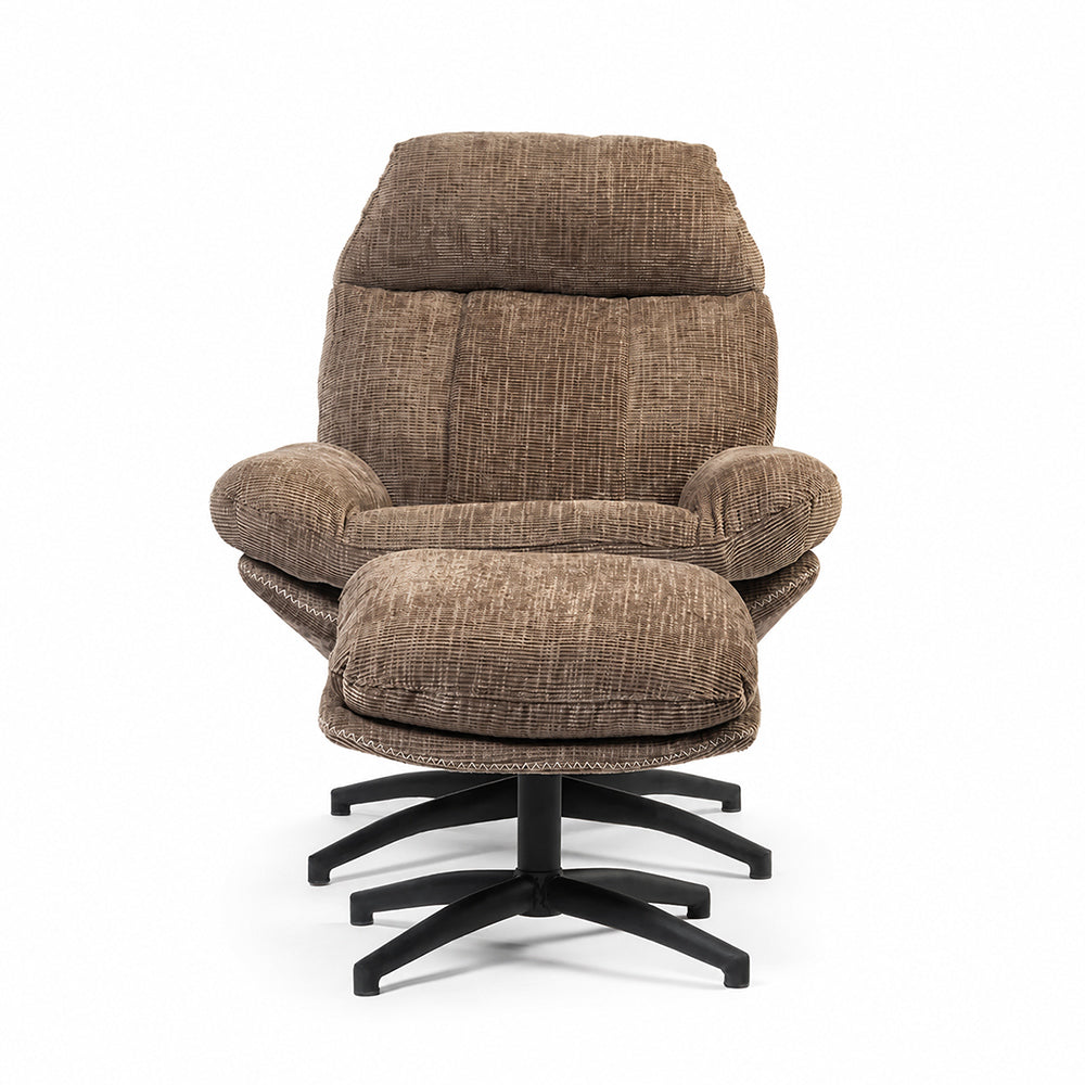 Knoll Chair with Ottoman