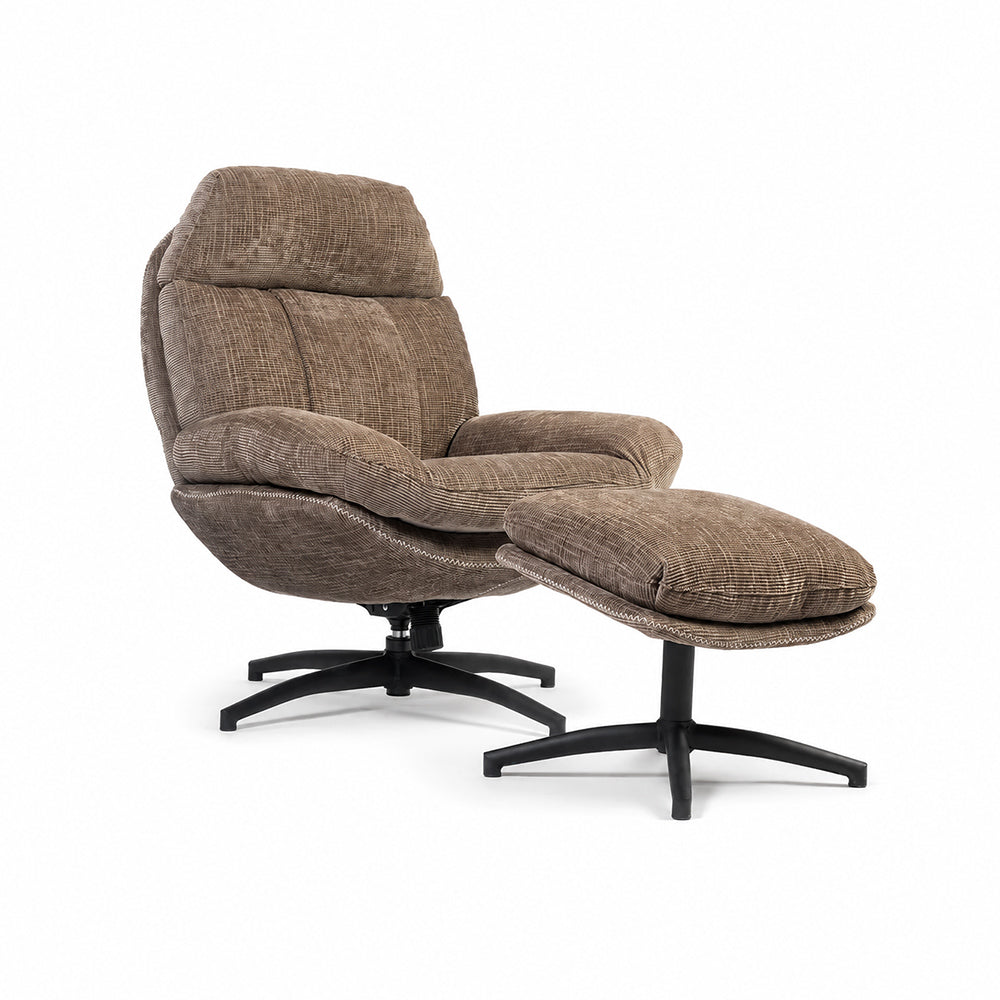 Knoll Chair with Ottoman