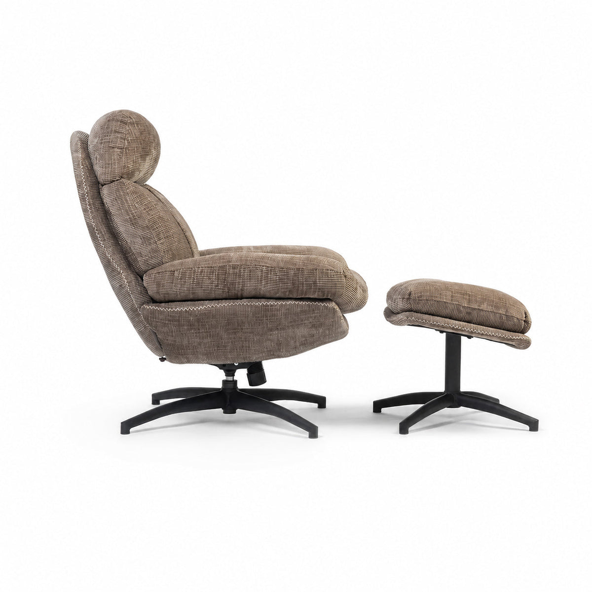 Knoll Chair with Ottoman