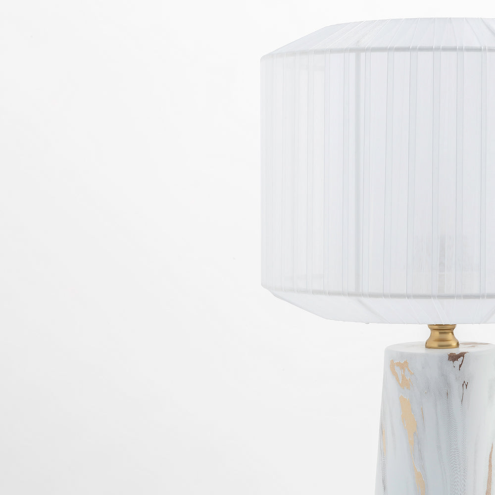 Frosted Table Lamp - White