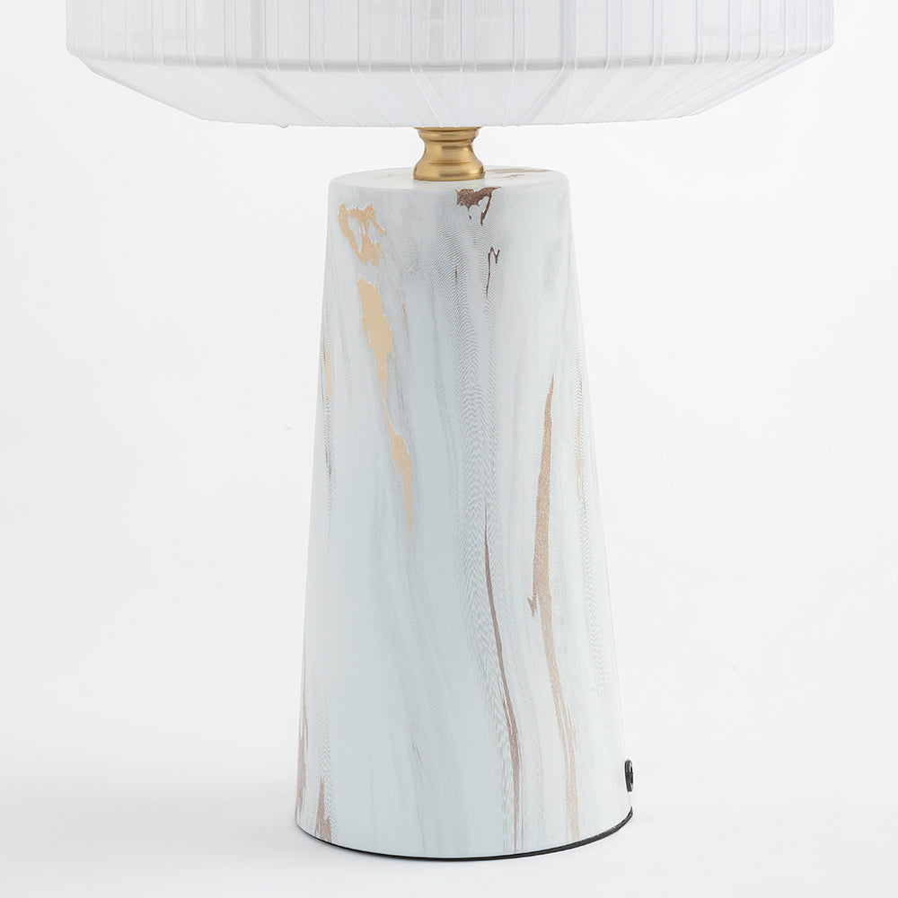 Frosted Table Lamp - White