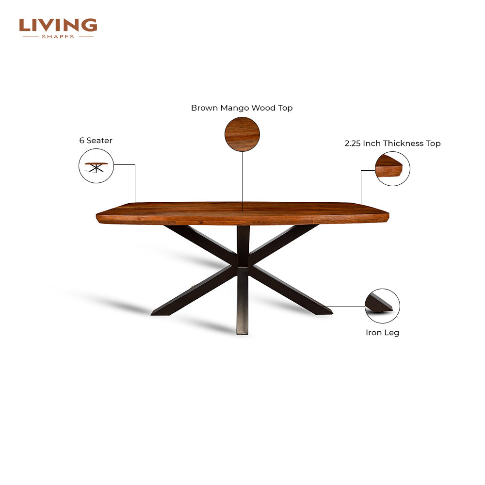 Scotchbroom 6-Seater Dining Table