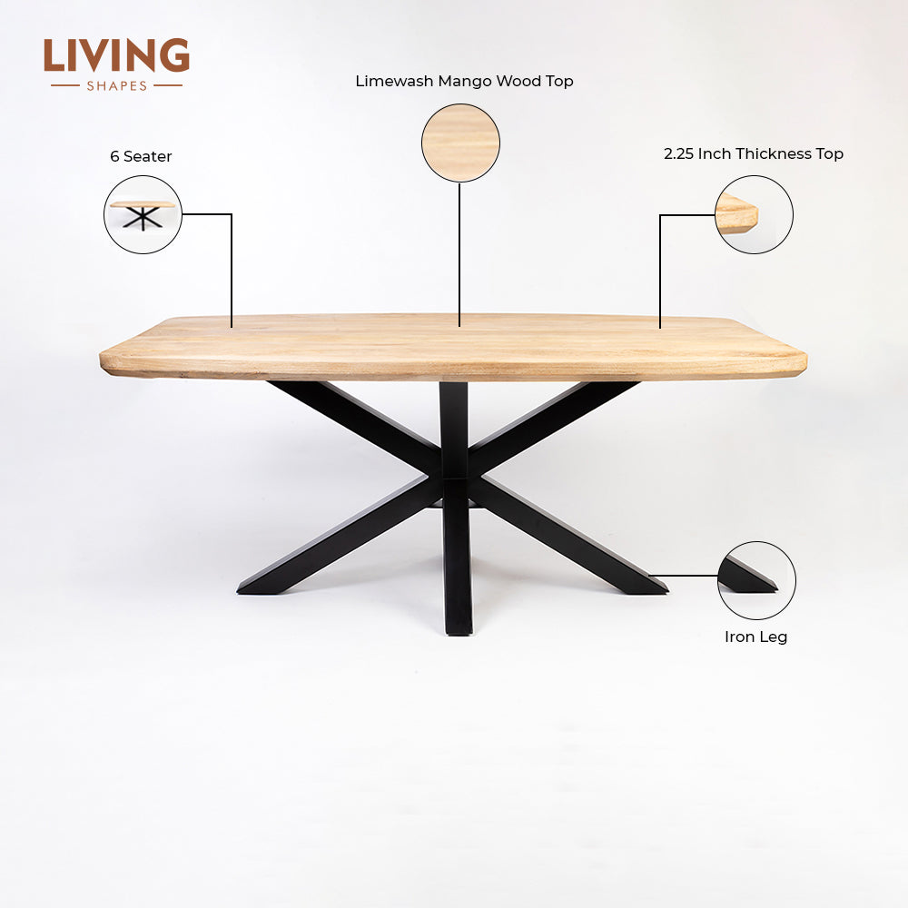 Scotchbroom 6-Seater Dining Table