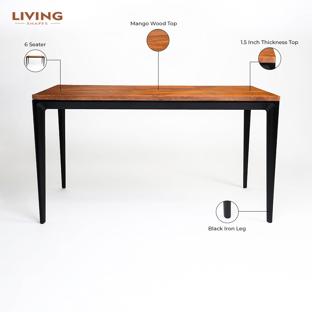 Aldergate 6-Seater Dining Table
