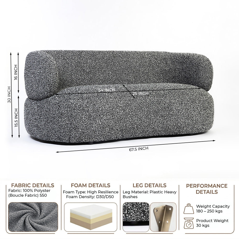 Woodcrest 2-Seater Sofa