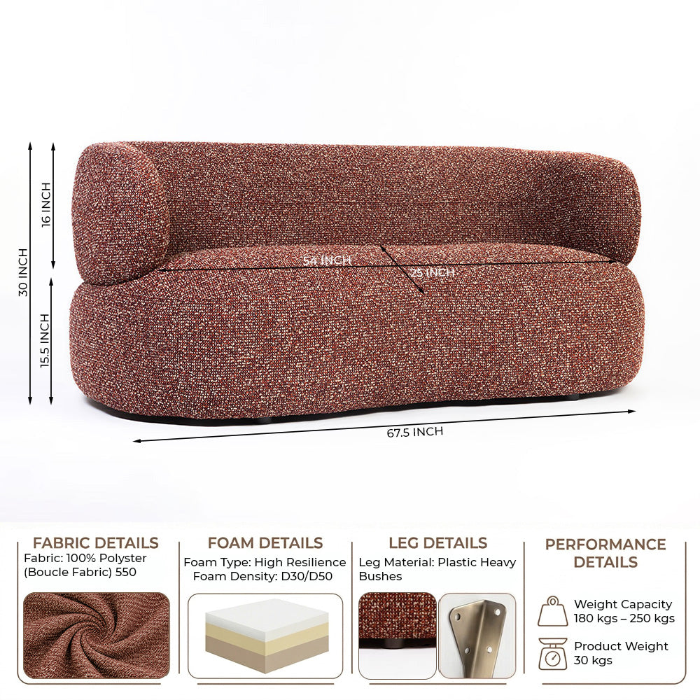 Woodcrest 2-Seater Sofa