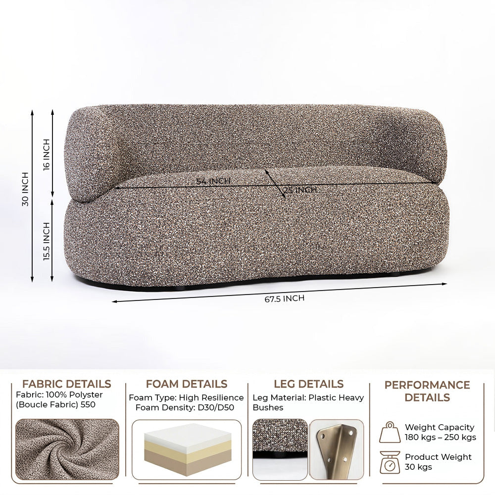Woodcrest 2-Seater Sofa