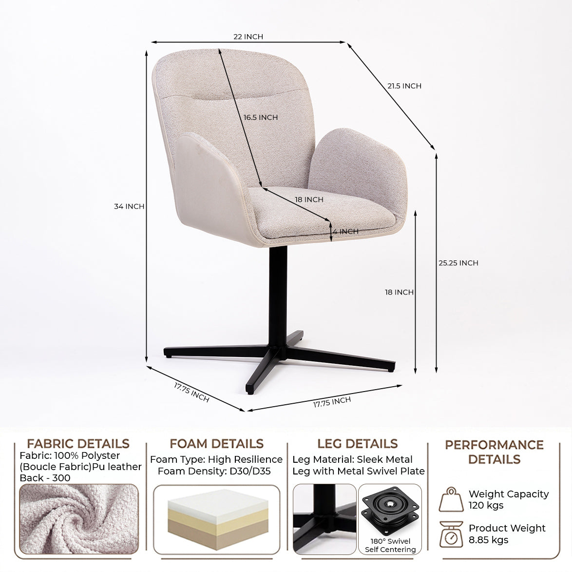 Slate Dining Chair