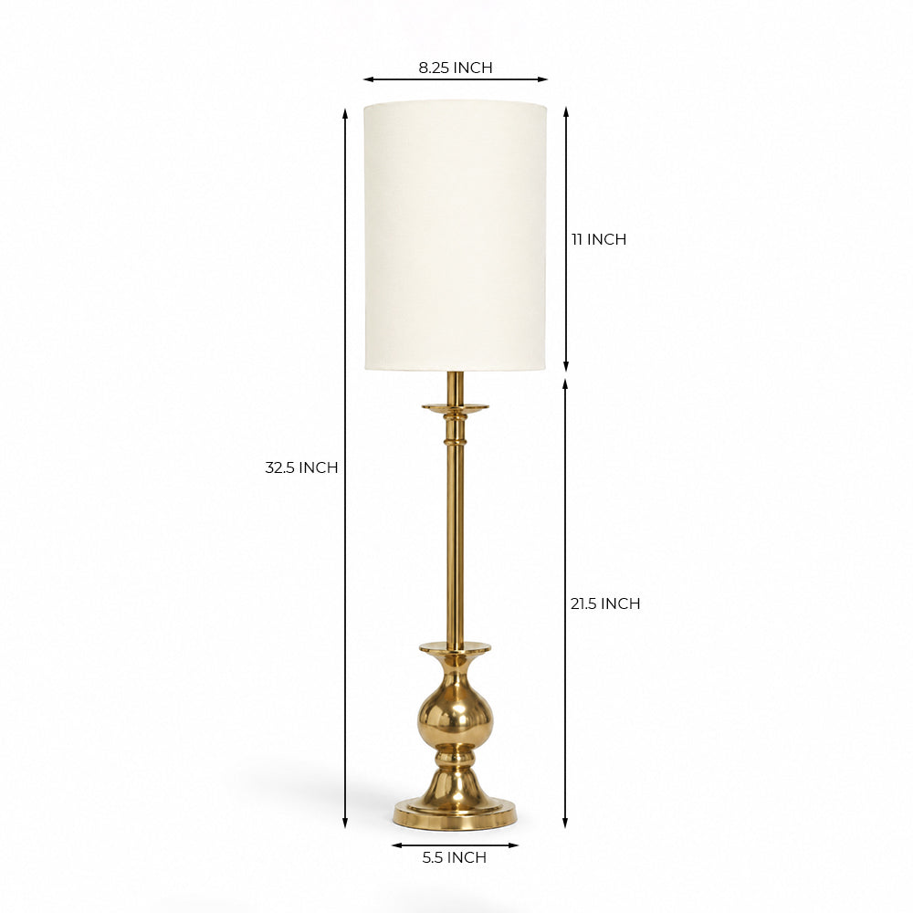 Thistledown Table Lamp-Size