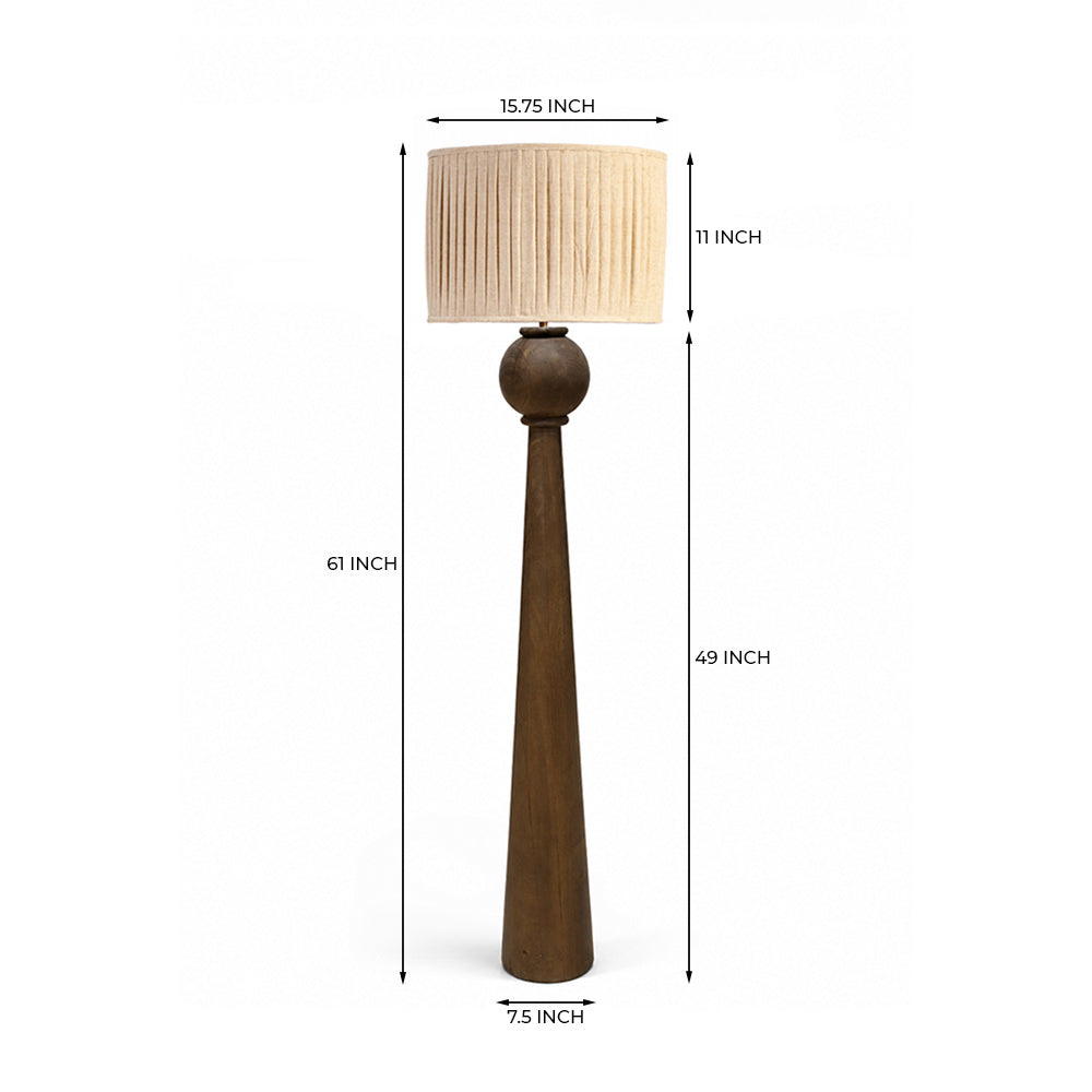 Stonewell Floor Lamp-Size
