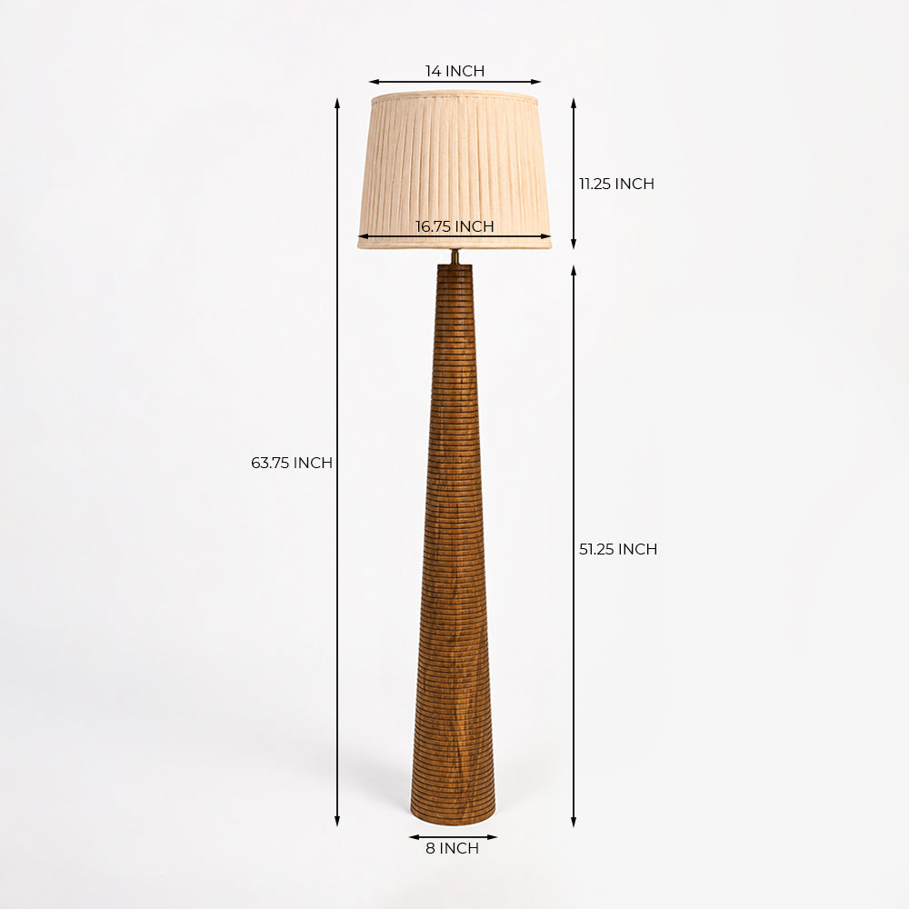 Quillfield Floor Lamp Size