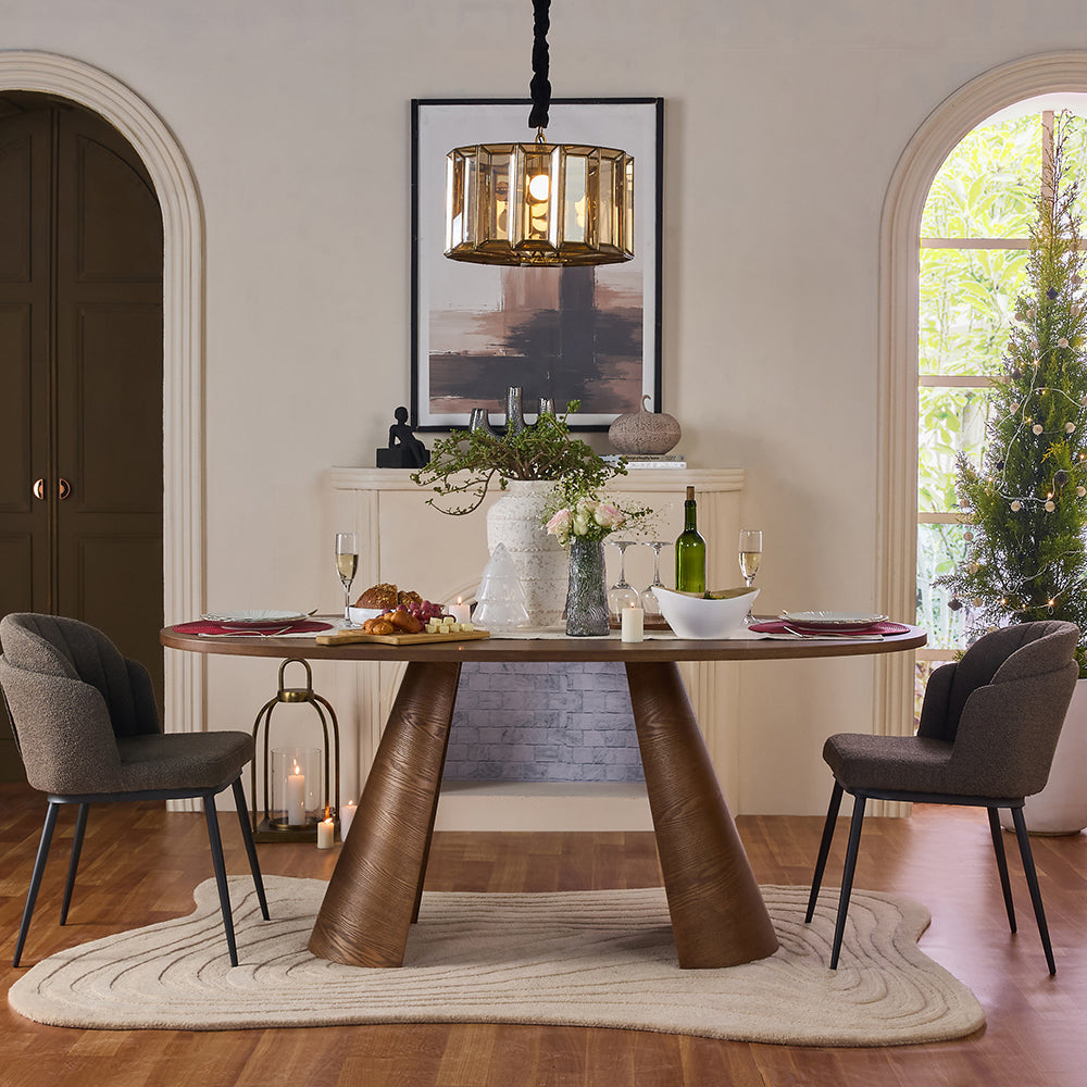 Autumnal 6-Seater Dining Table