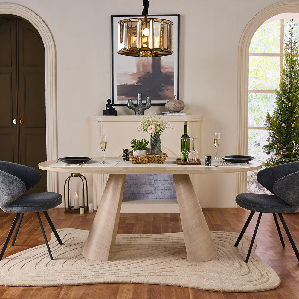 Autumnal 6-Seater Dining Table
