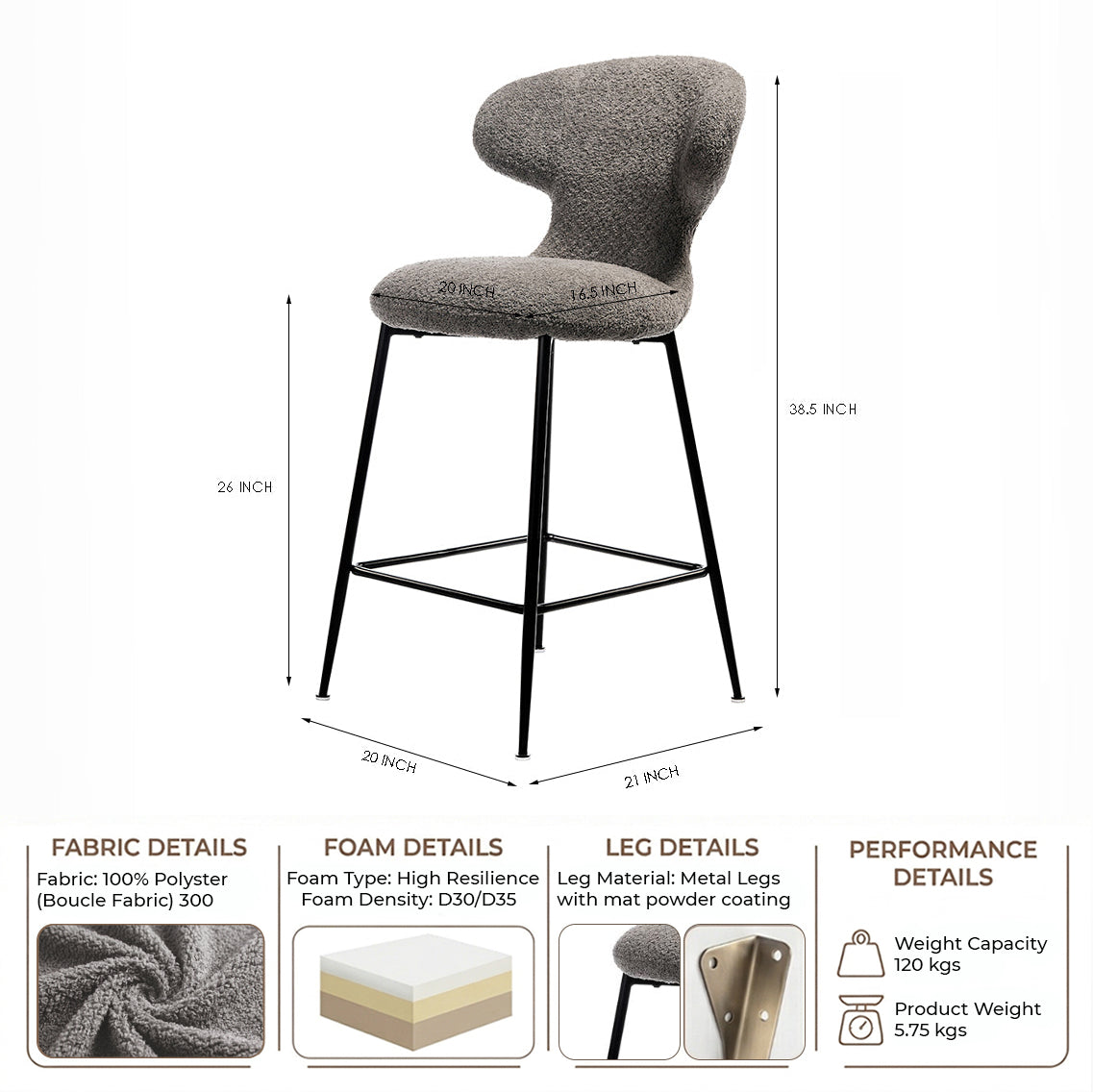 Reverie Bar Chair