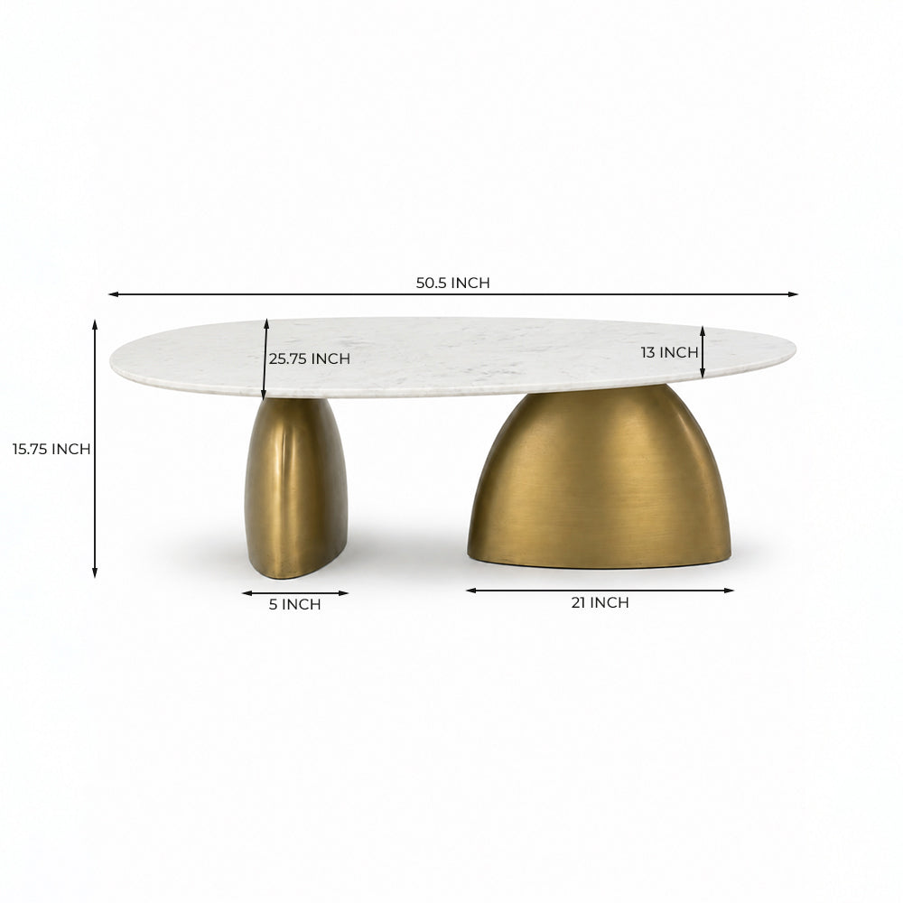 Zephyr Coffee Table Size