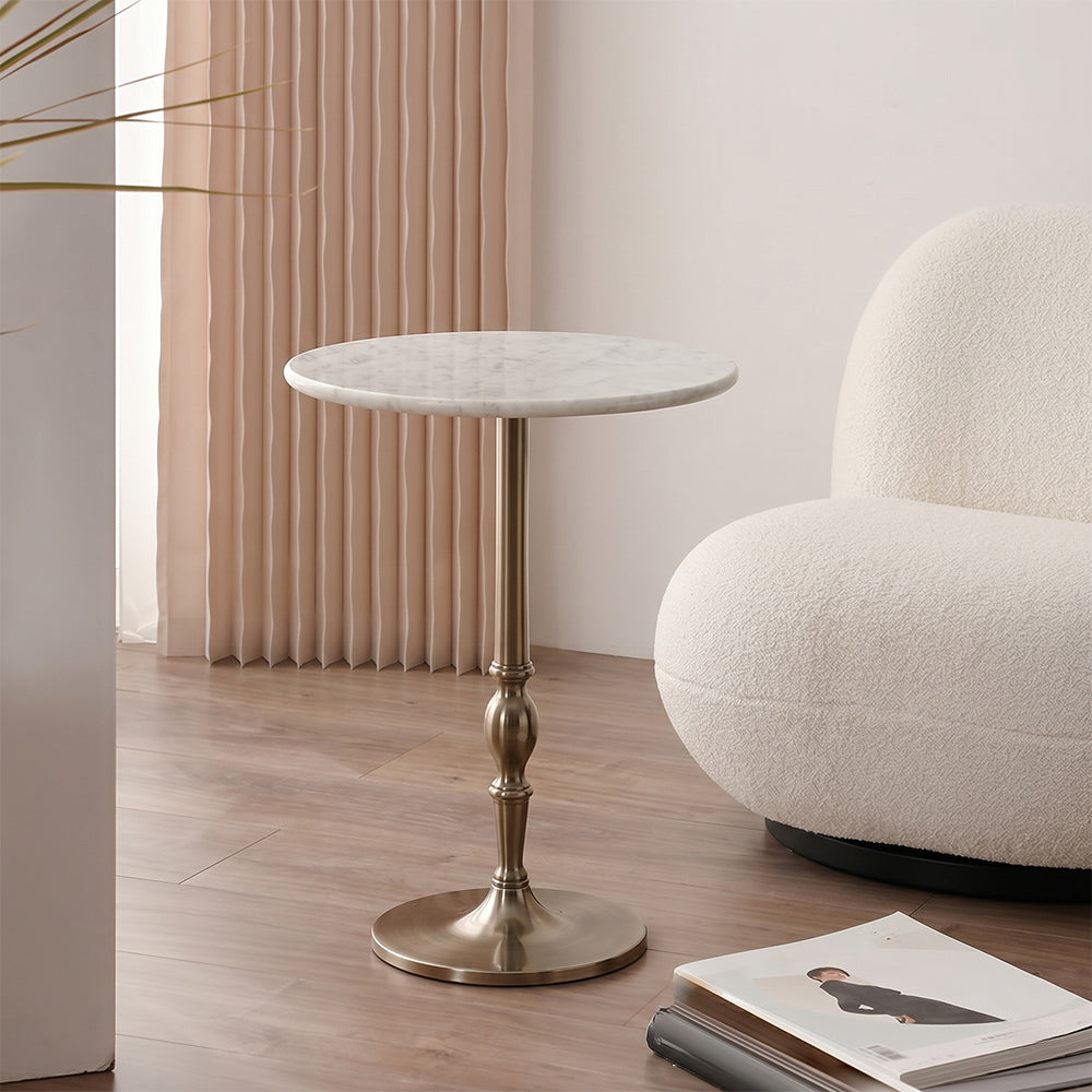 Linen Accent Table