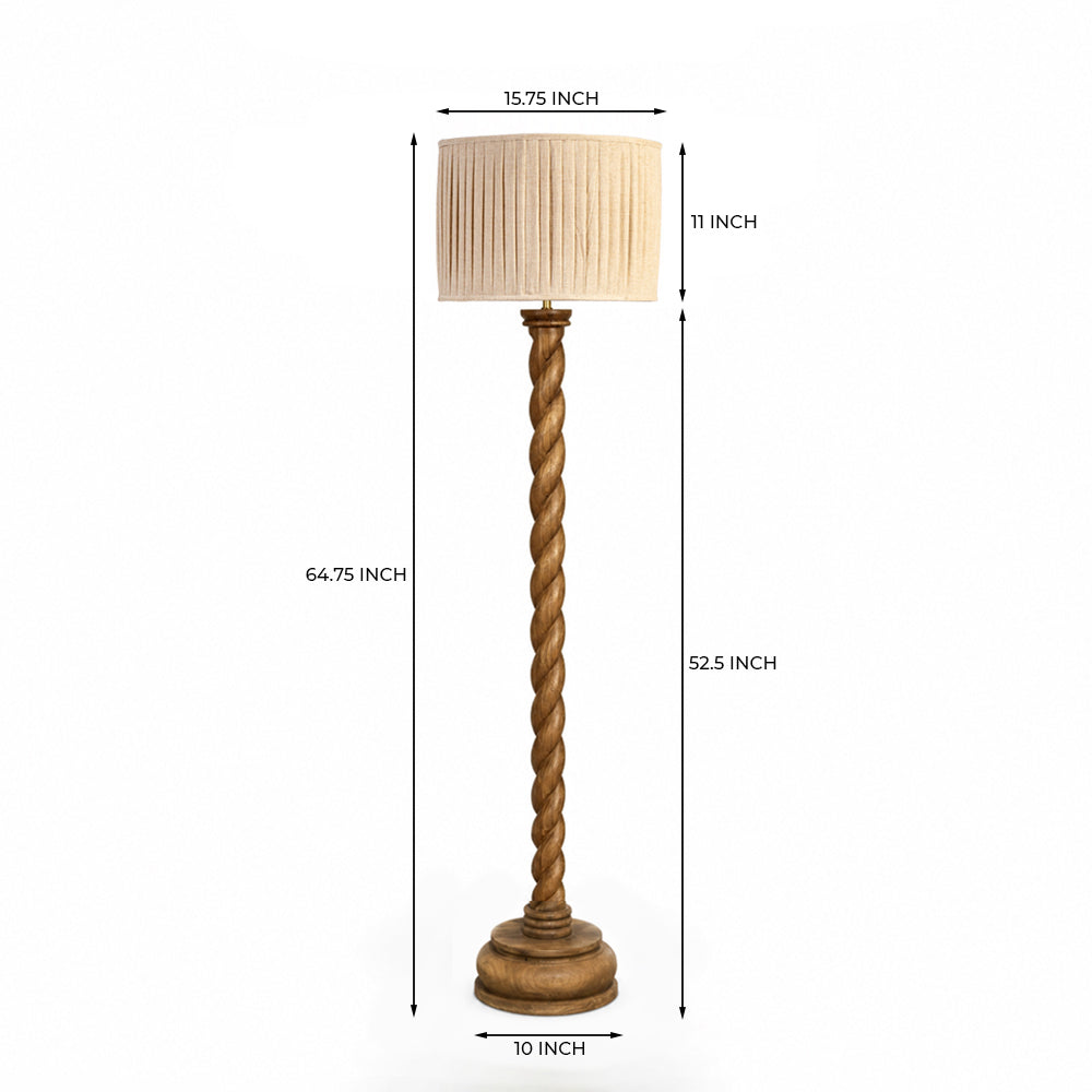 Woodhaven Floor Lamp Size