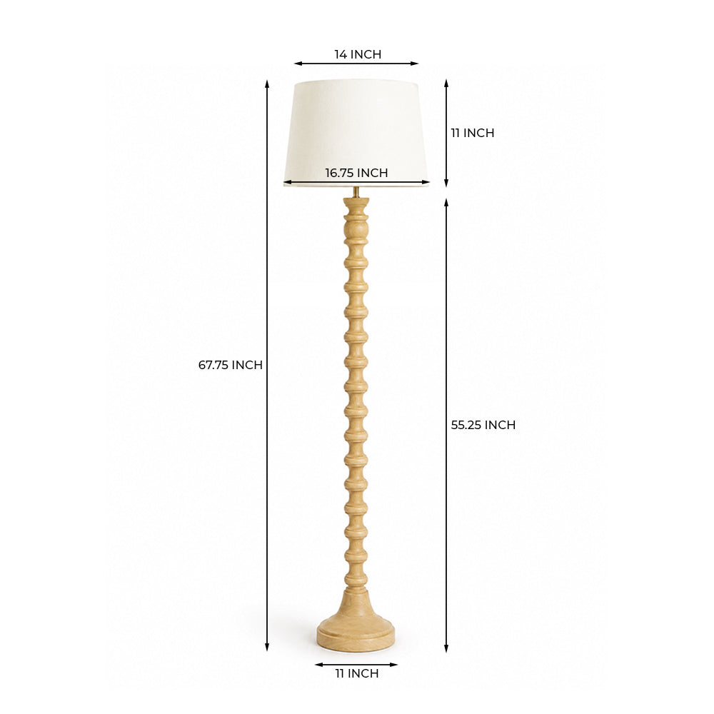 Claybourne Floor Lamp-Size